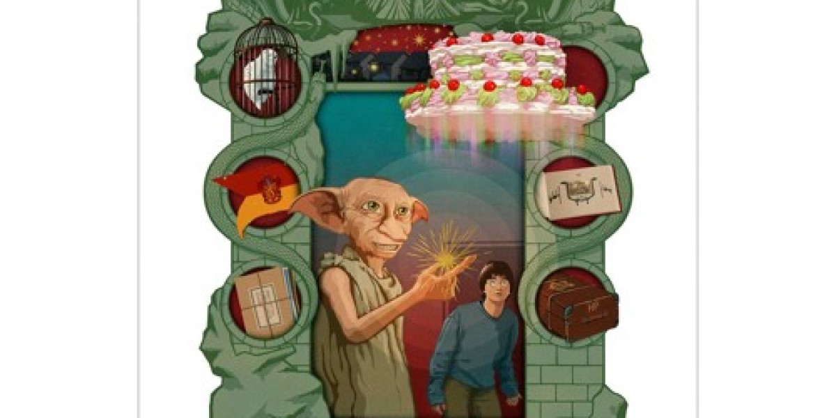 Minalima's Harry Potter Print - Dobby Scene Art